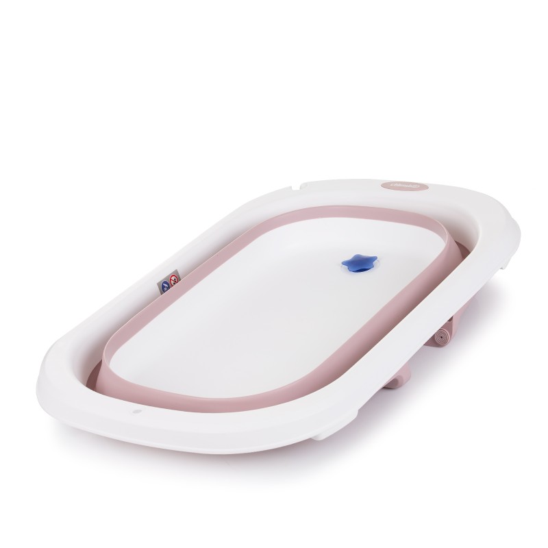 Πτυσσόμενη Μπανιέρα με Μαξιλάρι - (81 cm)  - pink