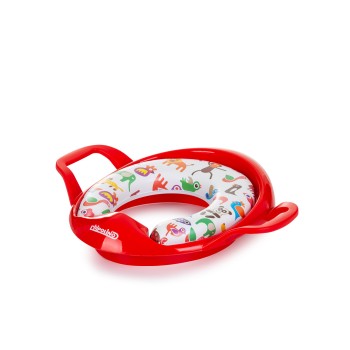 Toilet trainer seat Softy-- red