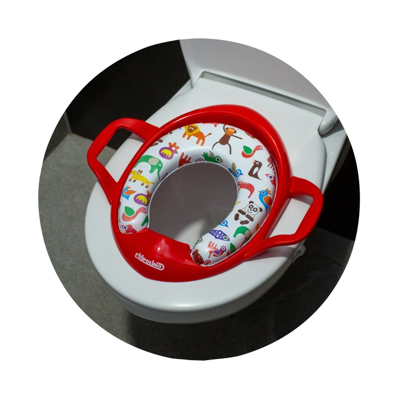 Toilet trainer seat Softy-- red