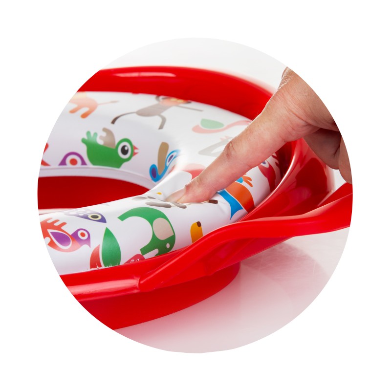 Toilet trainer seat Softy-- red