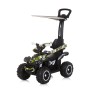 Ride on car with handle and canopy "ATV" white/green