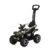 Ride on car with handle and canopy ATV white/green
