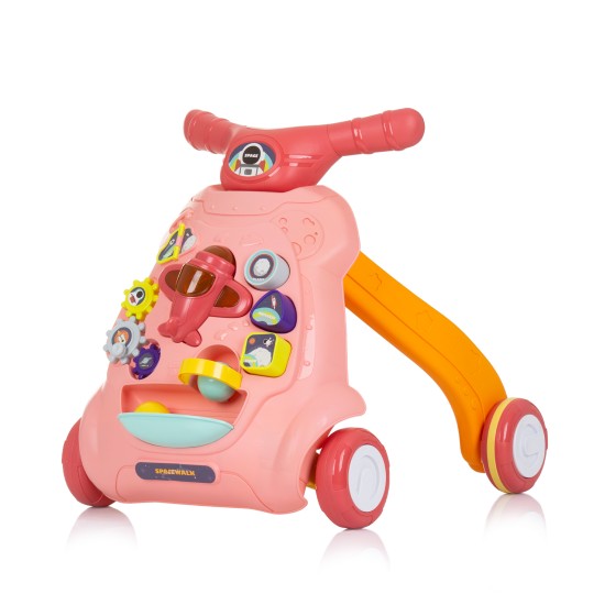 Musical baby walky Plane pink