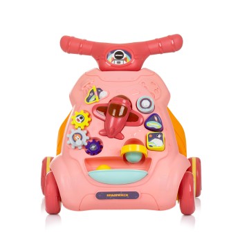 Musical baby walky "Plane" pink