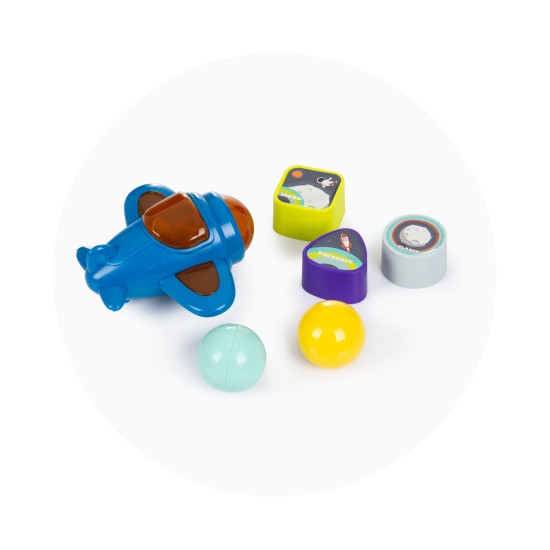 Musical baby walky Plane blue