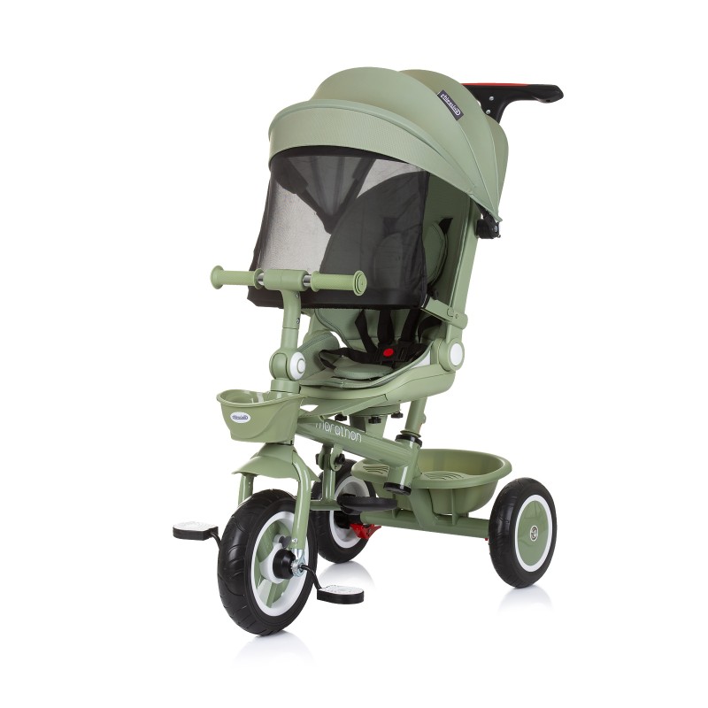Τρίκυκλο Ποδήλατο με Κουνουπιέρα - Marathon pastel green