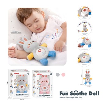 Διαδραστικό Παιχνίδι Κουνελάκι με Ήχους - light grey