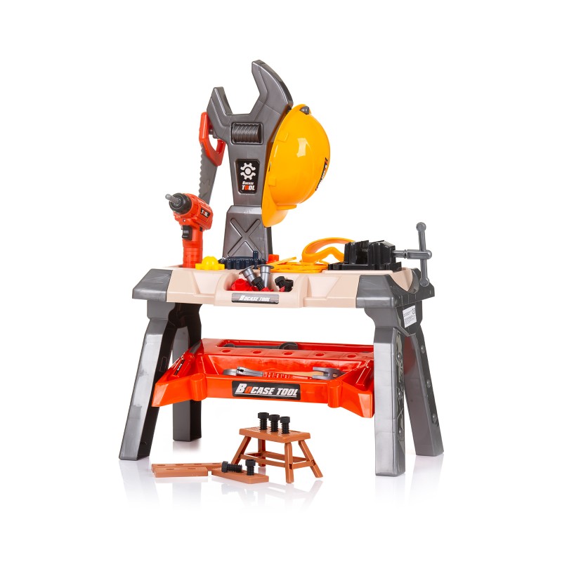 Παιδικό Παιχνίδι Ρόλων - Τραπέζι Εργαλειοθήκη - 63pcs