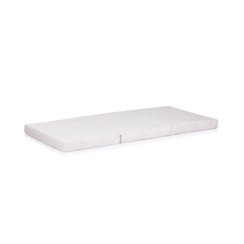 Αναδιπλούμενο Βρεφικό Στρώμα - 60/120/6 white/beige stars