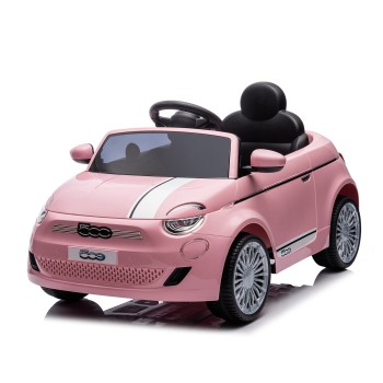 Battery operated car FIAT 500 pink