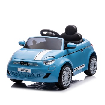 Battery operated car FIAT 500 blue