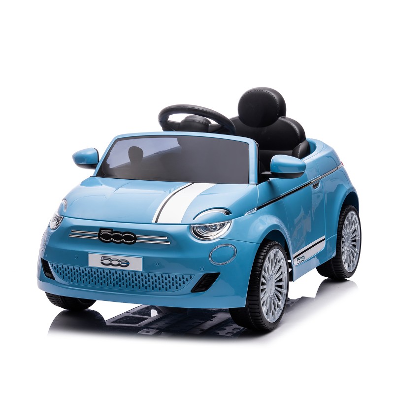 Battery operated car FIAT 500 blue