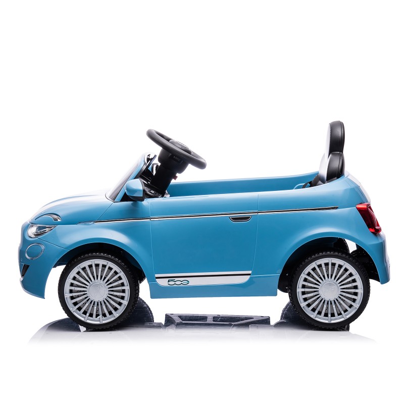 Battery operated car FIAT 500 blue