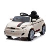 Battery operated car FIAT 500 white