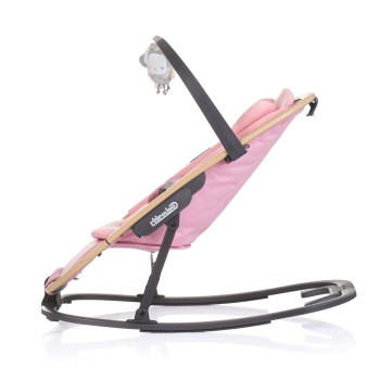 Ρηλάξ Μωρού Senso - pink marshmellow+wood