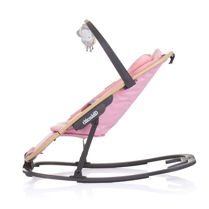 Ρηλάξ Μωρού Senso - pink marshmellow+wood