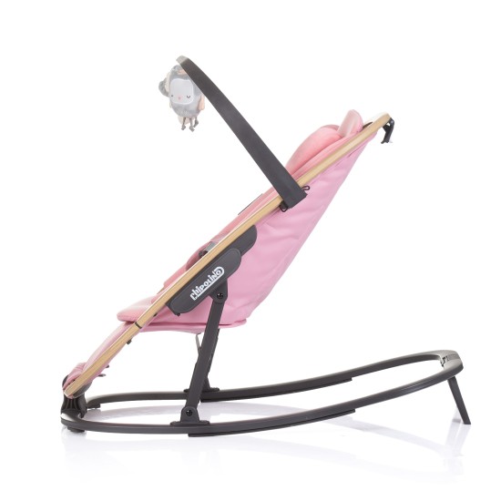Ρηλάξ Μωρού Senso - pink marshmellow+wood Ρηλάξ Μωρού Senso - pink marshmellow+wood