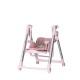 High chair/swing 2 in 1 SUPER CHEF pink marshmallow High chair/swing 2 in 1 SUPER CHEF pink marshmallow