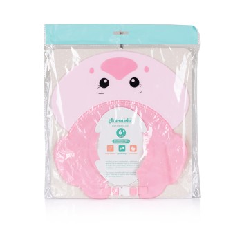 Protective bath cap "Little Duck" pink