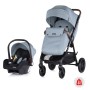 2 in 1 Baby stroller + car seat "Ultera" basil
