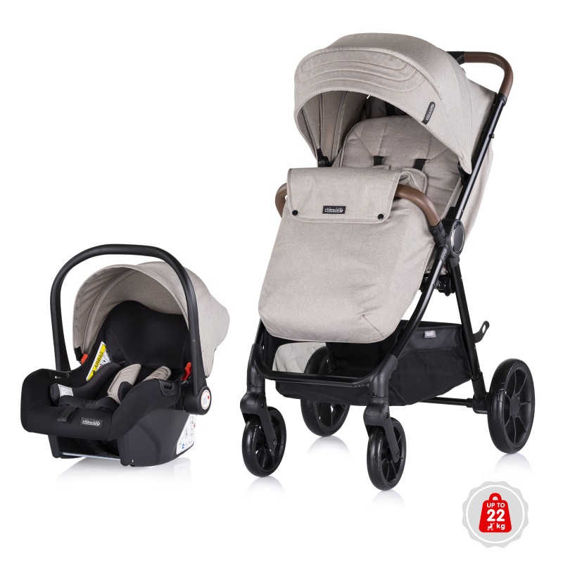 2 in 1 Baby stroller + car seat Ultera tiramisu