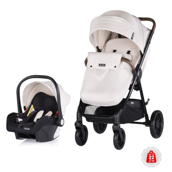 2 in 1 Baby stroller + car seat "Ultera" biscotta