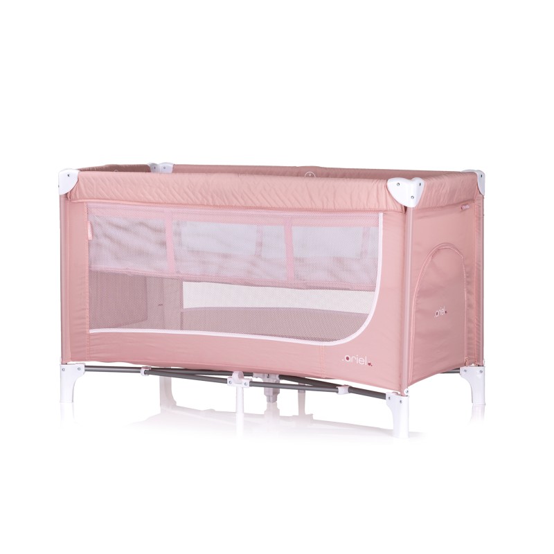 Foldable travel cot Ariel pink marshmеllow