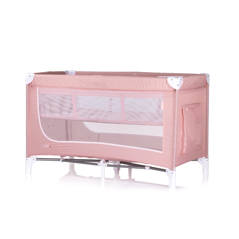 Foldable travel cot Ariel pink marshmеllow