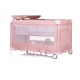 Foldable travel cot with mosquito net Palace Cat pink
