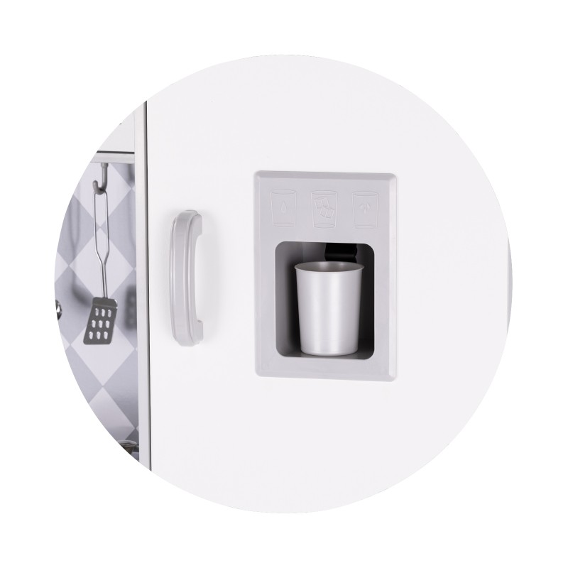 Παιδική Κουζίνα με Παρασκευαστή Πάγου, πλυντήριο πιάτων, Ήχους & Φώτα και με 5 Αξεσουάρ Μαγειρικής