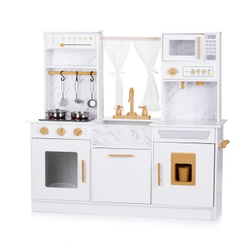 Παιδική Ξύλινη Κουζίνα με Ρεαλιστικά Στοιχεία