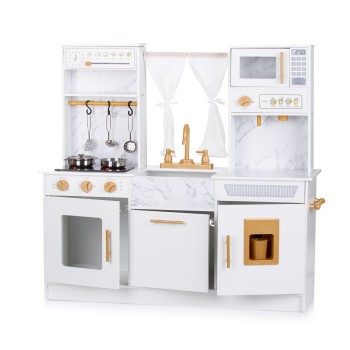 Παιδική Ξύλινη Κουζίνα με Ρεαλιστικά Στοιχεία