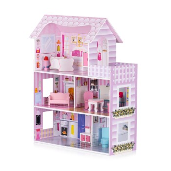 Dollhouse with 9PCS Furniture