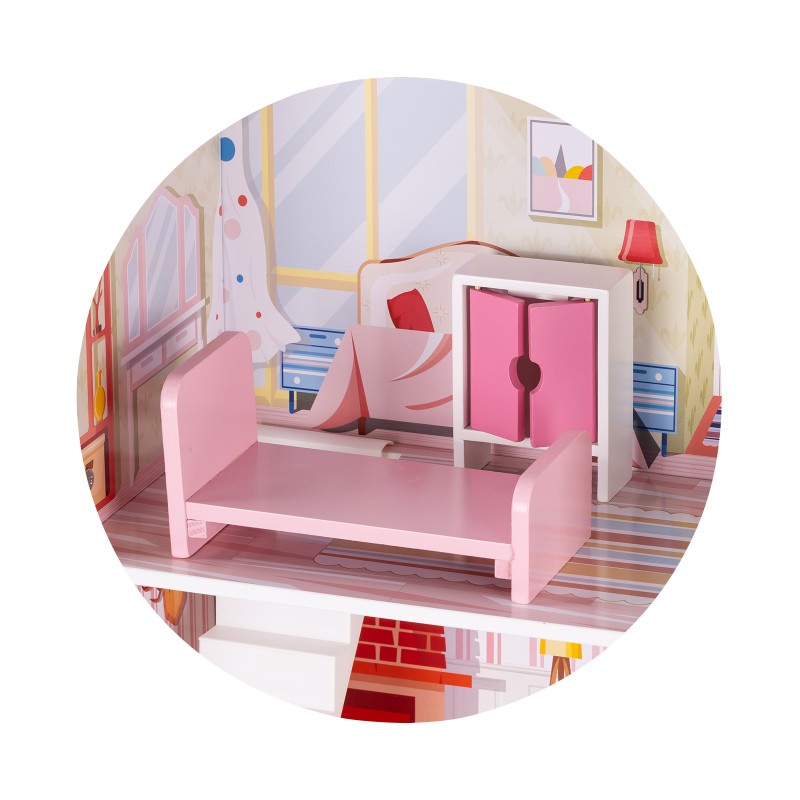 Κουκλόσπιτο με 7 Αξεσουάρ Klara