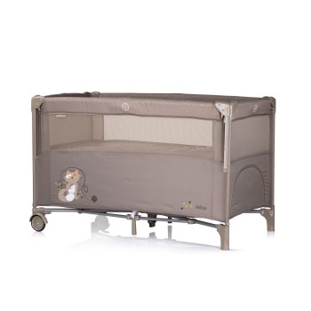 Παρκοκρέβατο με Πτυσσόμενη Πλευρά - Relax tiramisu