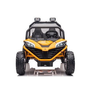 Battery operated buggy for 2 kids EXPLORER yellow