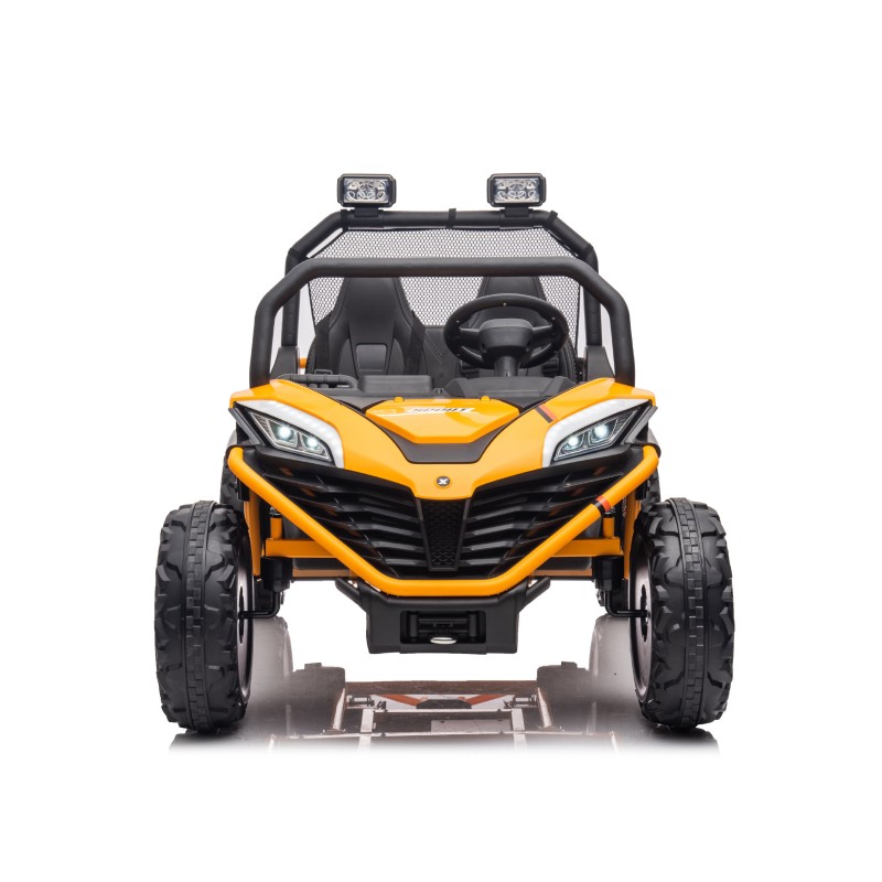 Battery operated buggy for 2 kids EXPLORER yellow