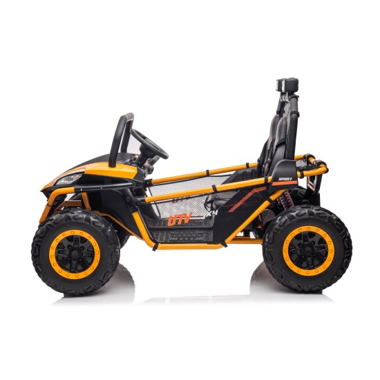 Battery operated buggy for 2 kids EXPLORER yellow