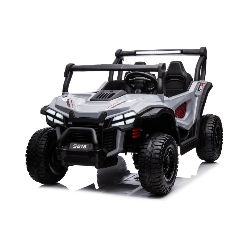 Battery operated buggy for 2 kids MAGNUM grey