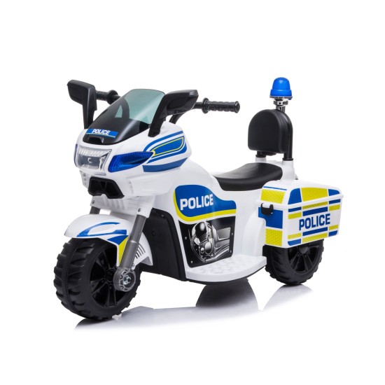 Electric motorcycle Police white Electric motorcycle Police white