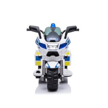 Electric motorcycle Police white