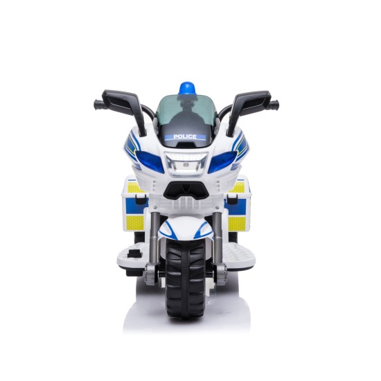 Electric motorcycle Police white Electric motorcycle Police white