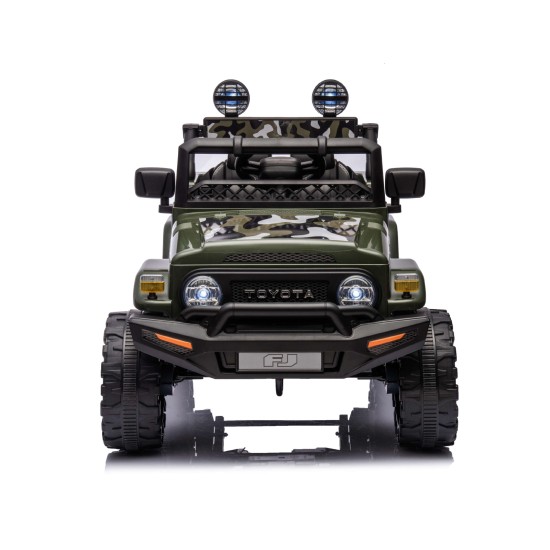 Ηλεκτροκίνητο Παιδικό Αυτοκίνητο - SUV Toyota FJ Cruiser army - Λάστιχα EVA