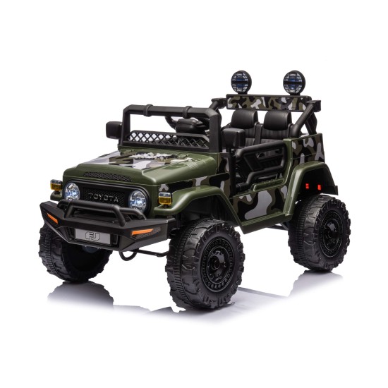 Ηλεκτροκίνητο Παιδικό Αυτοκίνητο - SUV Toyota FJ Cruiser army - Λάστιχα EVA