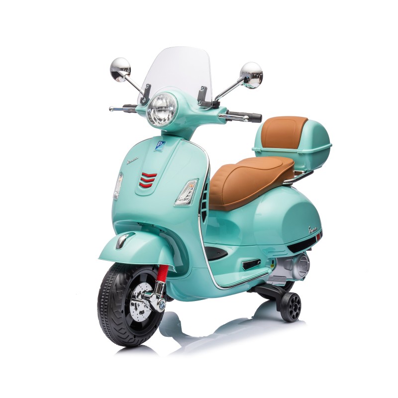 Electric motorcycle Vespa GTS Super teal green