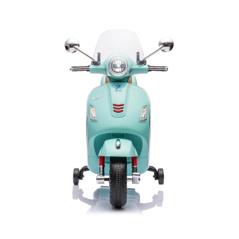 Electric motorcycle Vespa GTS Super teal green