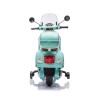 Electric motorcycle Vespa GTS Super teal green