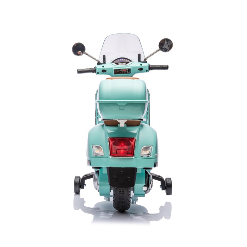 Electric motorcycle Vespa GTS Super teal green