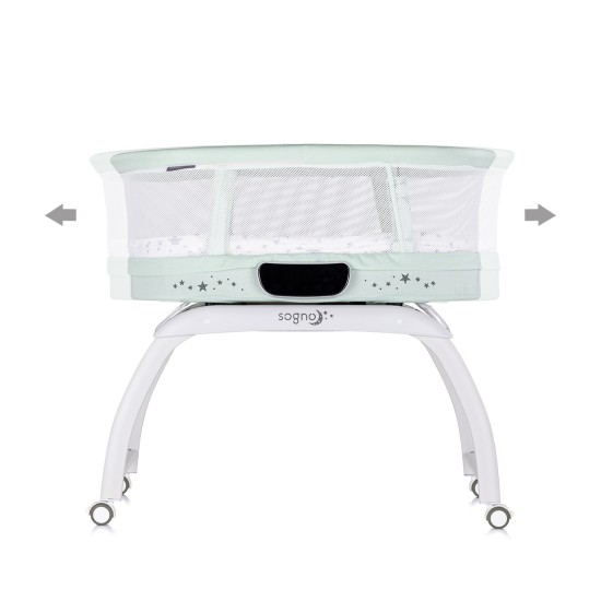 Λίκνο Κούνια Μωρού με LED Οθόνη - “Sogno" pastel green Λίκνο Κούνια Μωρού με LED Οθόνη - “Sogno" pastel green