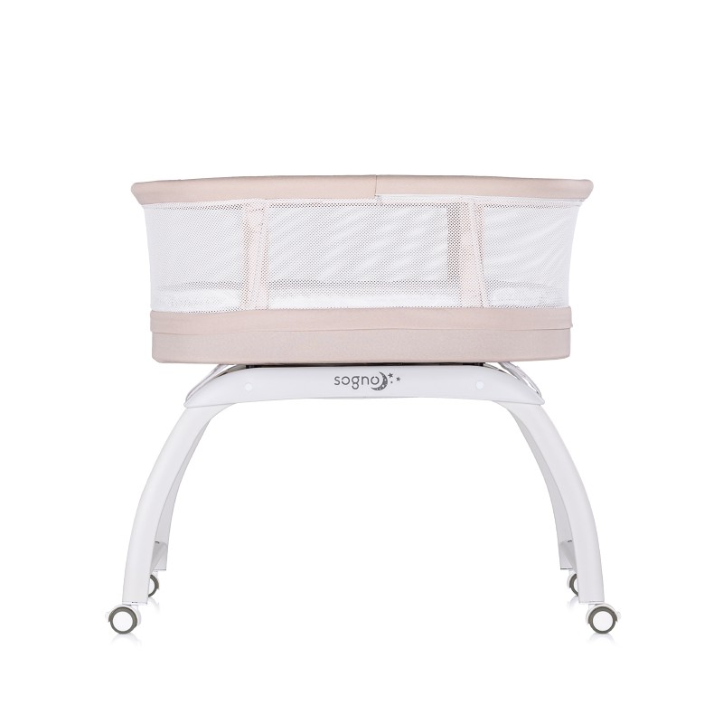 Λίκνο Κούνια Μωρού με LED Οθόνη - “Sogno" macadamia